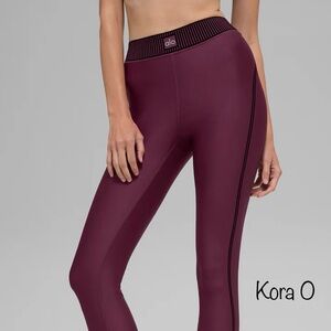 ALO Airlift High-Waist 7/8 Line Up Legging Burgundy